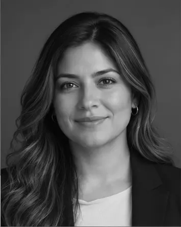 Retrato ilustrativo generado por IA de una empresaria